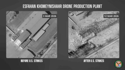 ABD ordusu, İran’ın İsfahan eyaletindeki Humeynişehr’deki insansız hava aracı fabrikasının