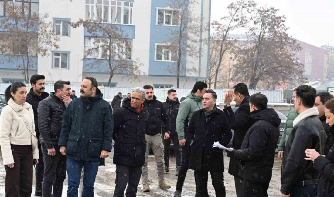 Nevruz kutlamaları öncesinde, Ağrı İl Emniyet Müdürü Göksel Önder denetlemelerde