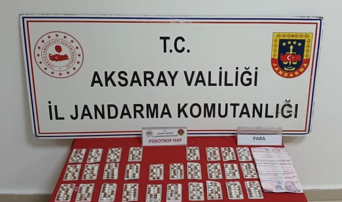 Aksaray ilinde Jandarma ekipleri tarafından gerçekleştirilen bir operasyonda bir evde