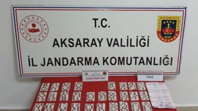 Aksaray ilinde Jandarma ekipleri tarafından gerçekleştirilen bir operasyonda bir evde
