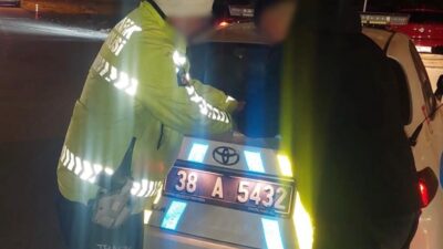 Kayseri’de 12-18 Mart tarihleri arasında polis ekipleri tarafından trafik denetimi
