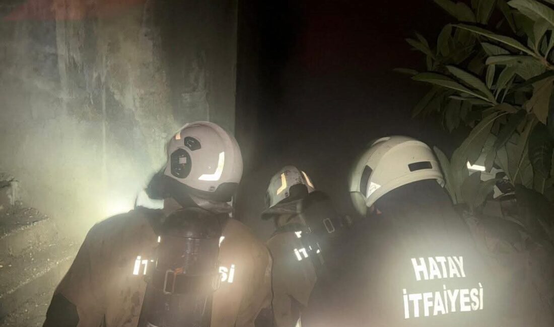 Antakya ilçesine bağlı Saraykent Mahallesi’nde bulunan bir evin bodrum katında