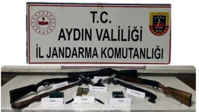 Çine ilçesindeki bir asker eğlencesinde silahla havaya ateş edilmesi sonucunda