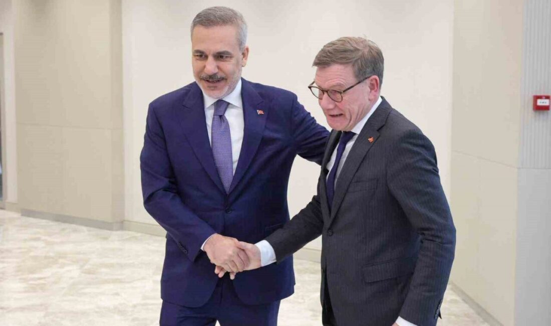 Türkiye’nin Dışişleri Bakanı Hakan Fidan, Almanya’nın Dışişleri Bakanı Johann David