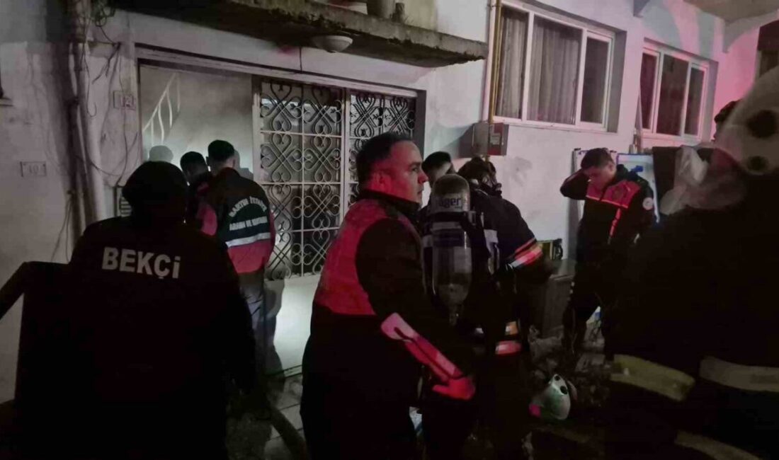 Bartın ilindeki bir apartmanın bodrum katında meydana gelen yangın, korku