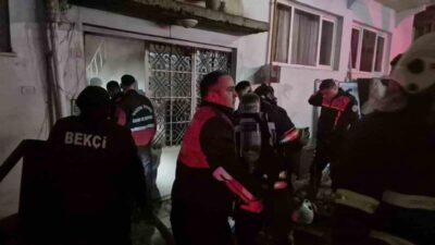 Bartın ilindeki bir apartmanın bodrum katında meydana gelen yangın, korku