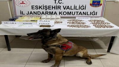 Eskişehir’de jandarma ekipleri, Belçika’dan getirilen uyuşturucu maddeleri Afyonkarahisar’a taşıyacakları istihbaratı
