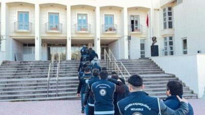 Bodrum ilçesinde 33 düzensiz göçmenin yakalandığı olayla ilgili 9 kişi