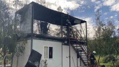 Muğla’nın Bodrum ilçesinde bir konteynerde yangın çıktı. Dereköy Mahallesi’nde meydana