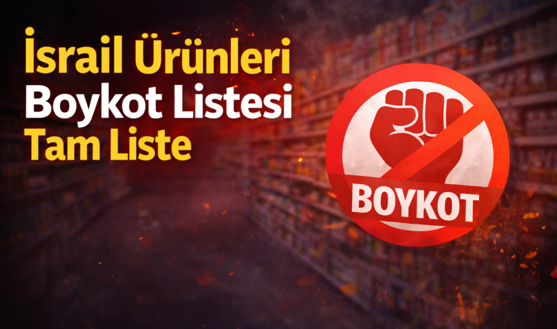 Son dönemde İsrail ürünleri, İsrail malları boykot listesi, boykot ürünler