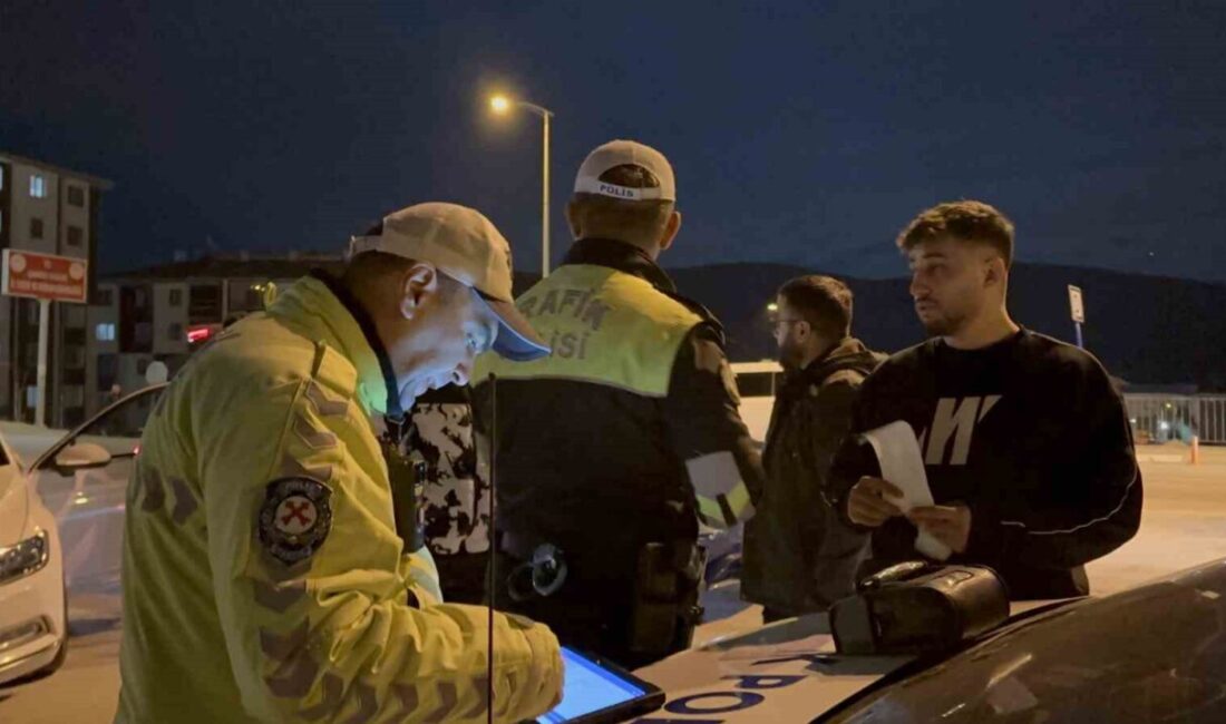 Çankırı’da polis tarafından gerçekleştirilen denetimde, bir sürücüye aracında bulunan ses
