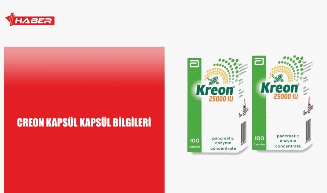 Creon Kapsül: Sindirim enzimi takviyesi olarak pankreatik enzim yetmezliğinde kullanılan,