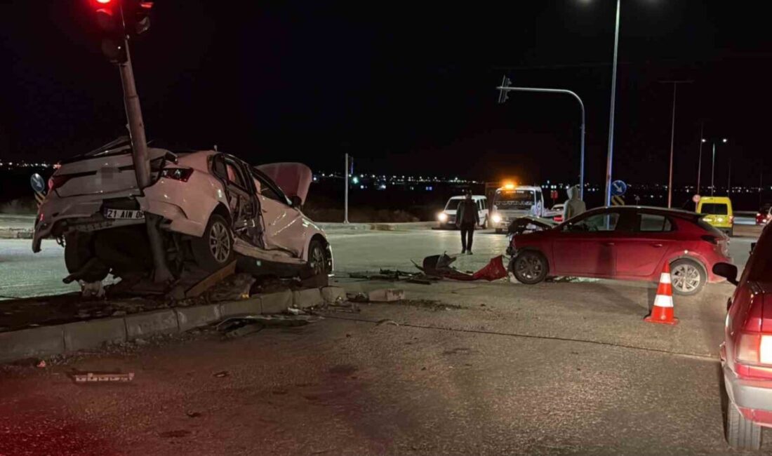 Diyarbakır’ın Bağlar ilçesinde meydana gelen trafik kazasında, Oğlaklı Mahallesi’nde iki