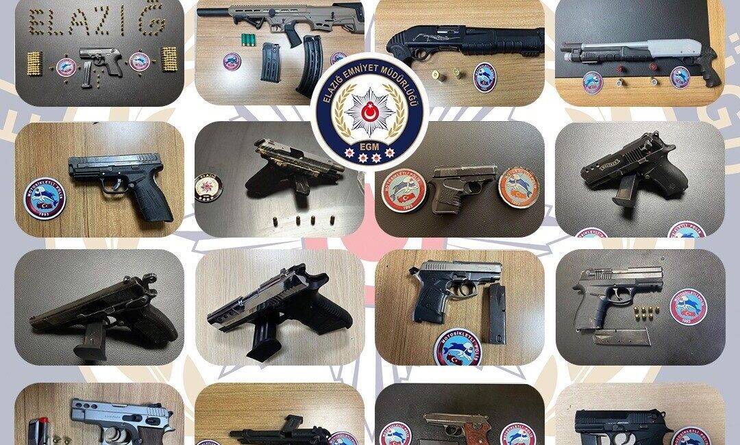 Elazığ’da polis ekiplerinin yürüttüğü çalışmalar sonucunda kesinleşmiş hapis cezası ile