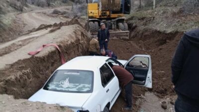 Palu ilçesine bağlı Çekem Bağları mevkiinde meydana gelen olayda çukura