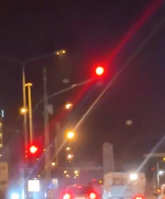 Elazığ’da, trafikte makas atan bir sürücünün görüntüleri bir vatandaşın cep