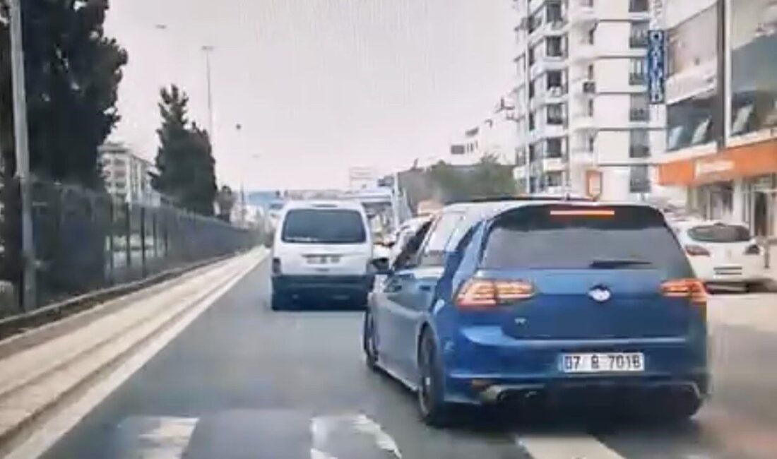 Elazığ’da trafikte makas atarak tehlikeli bir şekilde ilerleyen sürücü, Malatya