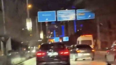 Elazığ ilinde trafikte tehlikeli makas atan bir sürücü, Kent Güvenlik