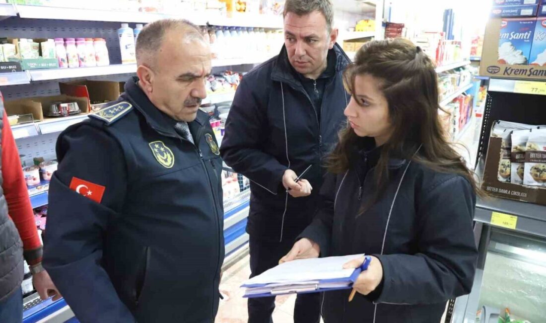 Erzincan Belediyesi Zabıta Müdürlüğü ekipleri, şehir genelinde faaliyet gösteren 80