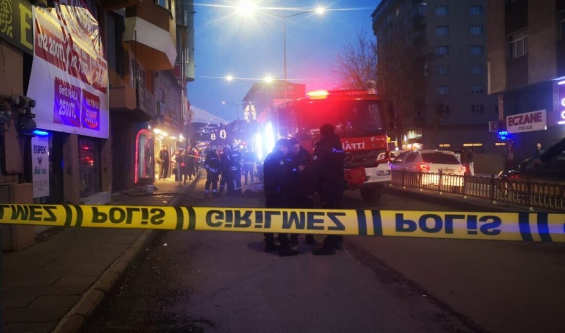 Erzurum’da, Aliravi Caddesi Aydınoğlu Sokak’ta bulunan Yoncalık semtindeki bir binanın