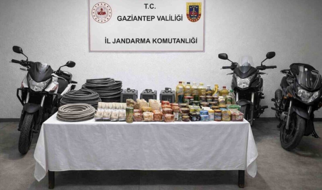 Gaziantep’te, Jandarma ekipleri koordinesinde yapılan çalışmalar sonucunda hırsızlık şüphesiyle aranan