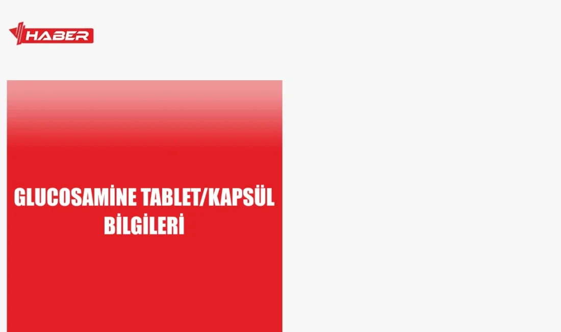 Glucosamine eklem sağlığını destekleyen bir takviyedir. Kullanım alanları, yan etkiler
