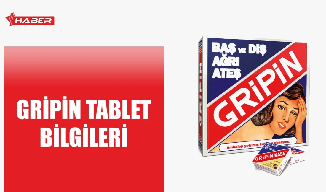 Gripin Tablet soğuk algınlığı semptomlarını hafifletir. Etken maddeleri ve kullanımını