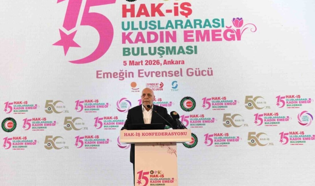 HAK-İŞ Konfederasyonu Genel Başkanı Mahmut Arslan, HAK-İŞ’in yaklaşık yüzde 9’luk