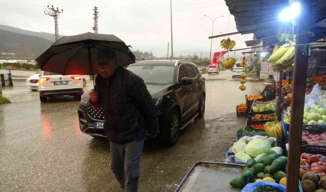 Hatay’da bu hafta sonu etkili olması öngörülen yağışlı hava, Meteoroloji