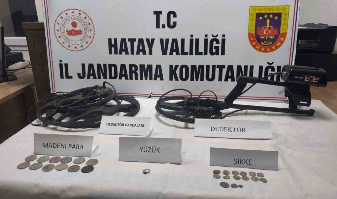 Hatay ilinde jandarma ekipleri tarafından gerçekleştirilen ev aramasında, tarihi öneme