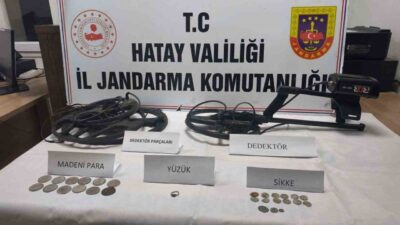 Hatay ilinde jandarma ekipleri tarafından gerçekleştirilen ev aramasında, tarihi öneme