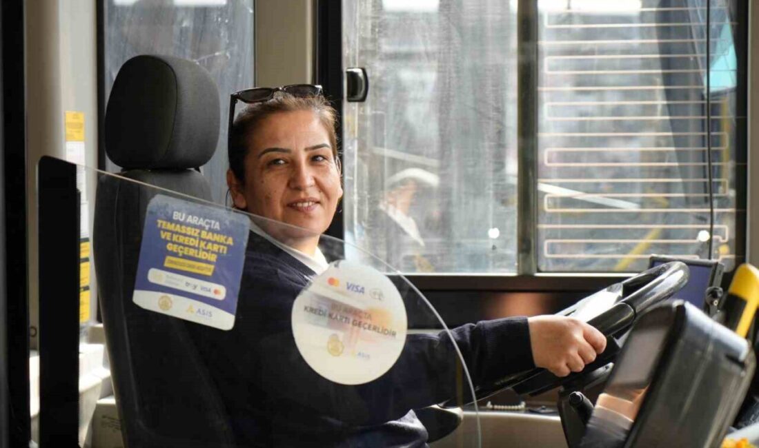 Kırıkkale’de, üç çocuk annesi olan ve belediye otobüsü şoförü olarak