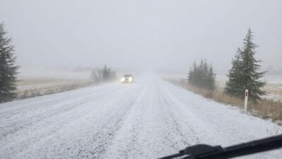 Ankara’da, Haymana ve Polatlı arasındaki yol, beklenmedik bir şekilde gelen