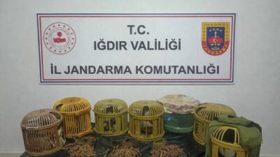 Iğdır’ın Tuzluca ilçesinde jandarma ekipleri tarafından düzenlenen operasyonda yasak yöntemlerle