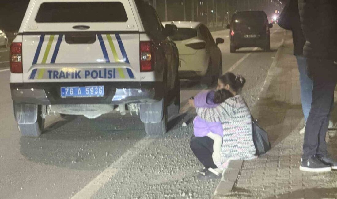 Iğdır–Doğubayazıt yolunda meydana gelen trafik kazasında, sürücünün ani bir manevrası