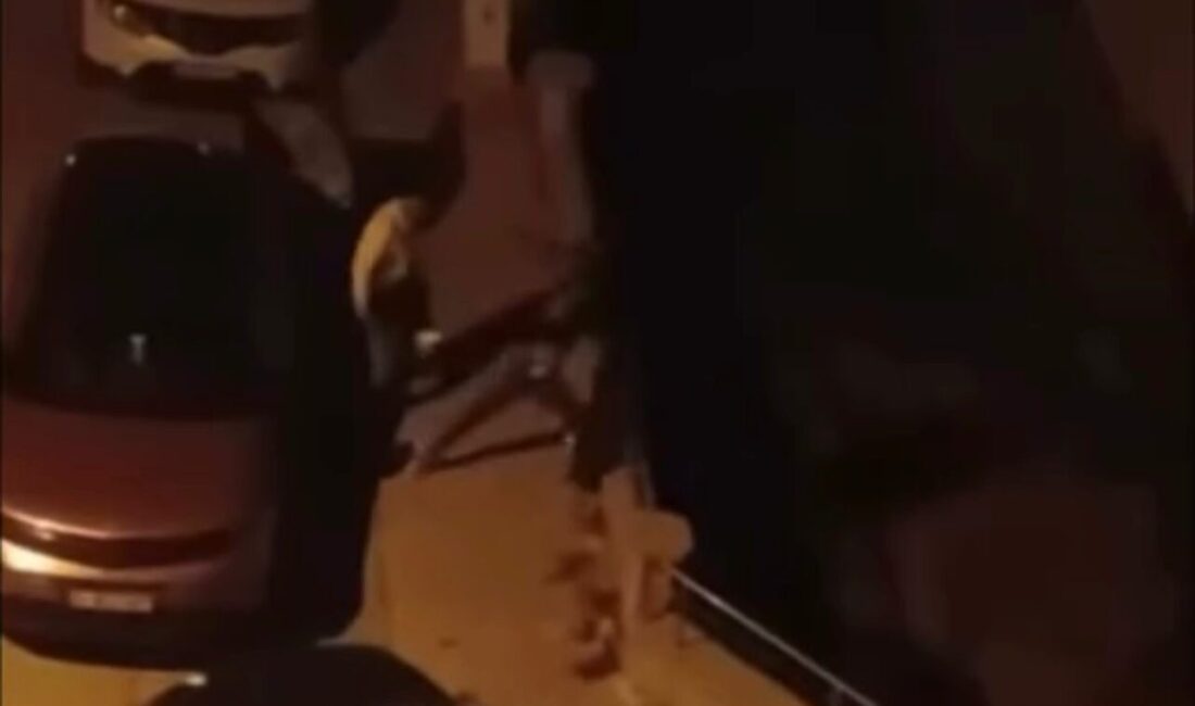 Çankırı’da iki topluluk arasında yaşanan yumruklu kavga anı, bir cep