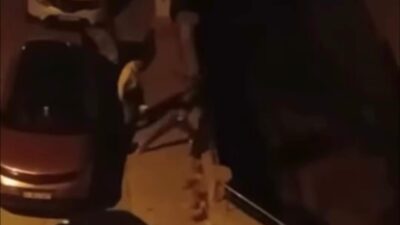 Çankırı’da iki topluluk arasında yaşanan yumruklu kavga anı, bir cep