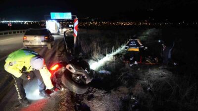 Kırıkkale’de, bir dayı ile yeğenin motosikletleriyle peş peşe seyretmeleri sonucu