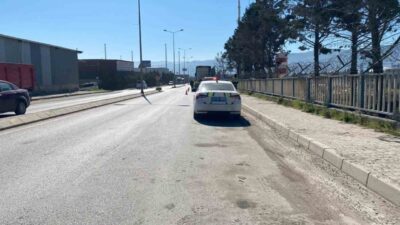 Kocaeli’nin Körfez ilçesinde meydana gelen trafik kazasında, iki tır arasında