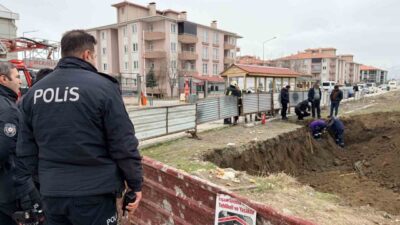Erzincan’ın Mimar Sinan Mahallesi’nde devam eden bir inşaat sırasında meydana