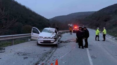 İstanbul’un Arnavutköy ilçesinde iftar vakti meydana gelen trafik kazasında sürücü