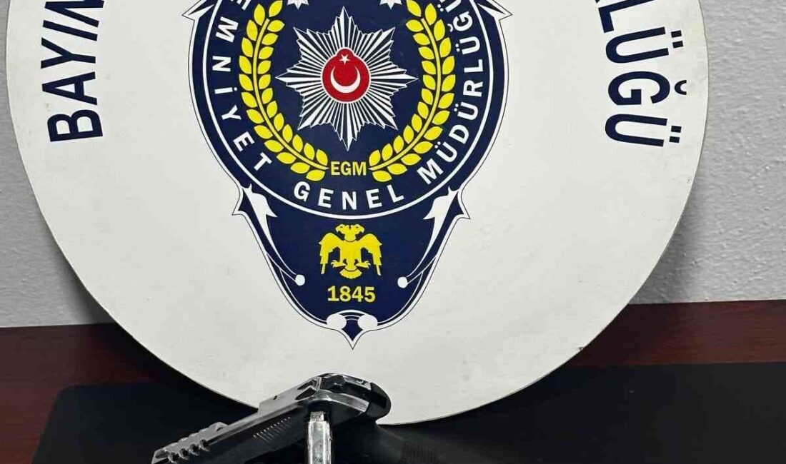İzmir’in Bayındır ilçesinde bir iş yerine polis ekipleri tarafından düzenlenen
