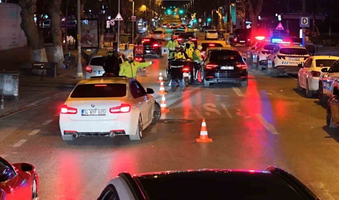 Kadıköy ilçesinde 13-14-15 Mart tarihlerinde düzenlenen trafik ve asayiş denetimlerinde