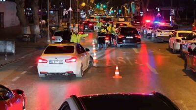 Kadıköy ilçesinde 13-14-15 Mart tarihlerinde düzenlenen trafik ve asayiş denetimlerinde
