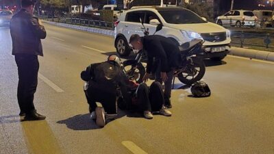 Eskişehir’de dün akşam saatlerinde meydana gelen bir trafik kazasında, motosiklet
