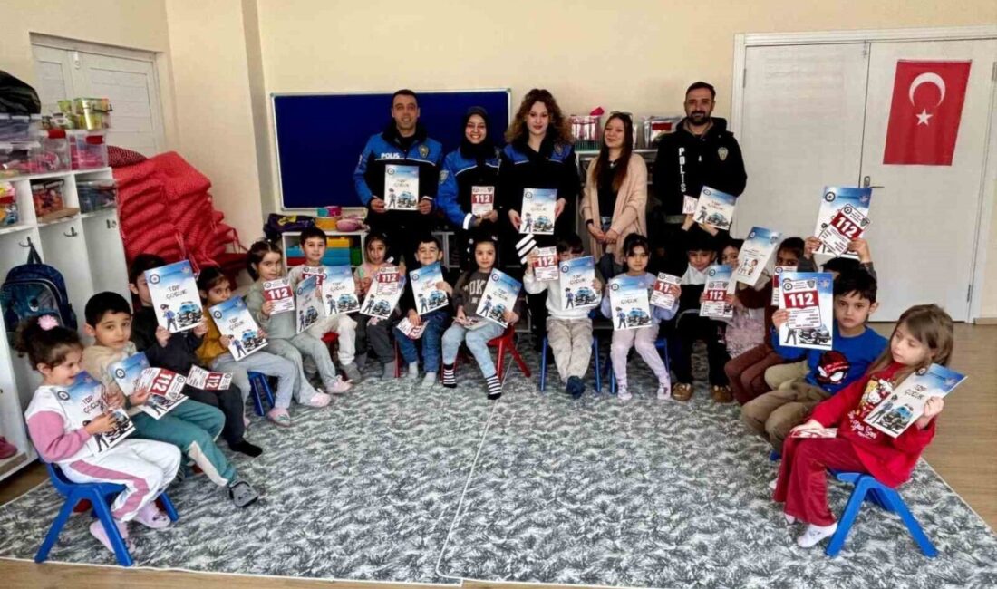 Kars’ta minik öğrencilere güvenlik konusunda eğitim verildi. Kars İl Emniyet