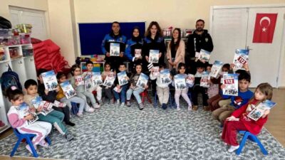 Kars’ta minik öğrencilere güvenlik konusunda eğitim verildi. Kars İl Emniyet