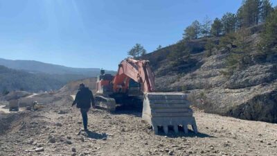 Kastamonu’nun İhsangazi ilçesinde bir yol çalışması sırasında meydana gelen olayda,