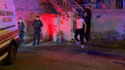 Melikgazi ilçesinde yaşanan bir kavgada, bacağından bıçaklanan bir kişi, ambulansla