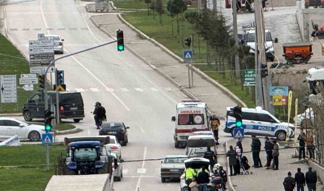Samsun’un Vezirköprü ilçesinde yaşanan bir trafik kazasında, bir otomobilin kırmızı